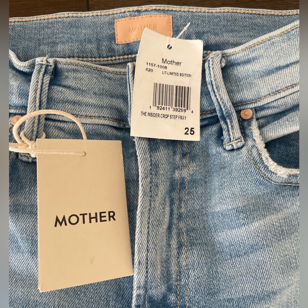 !NEW! Mother Insider Crop Step Fray Limited Edition Sz 25 - Picture 5 of 10